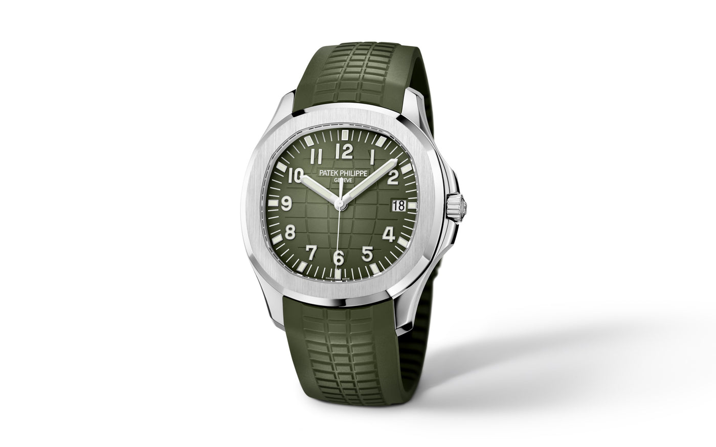 Patek Philippe, Aquanaut 5168G-010 (Khaki Green Dial)
