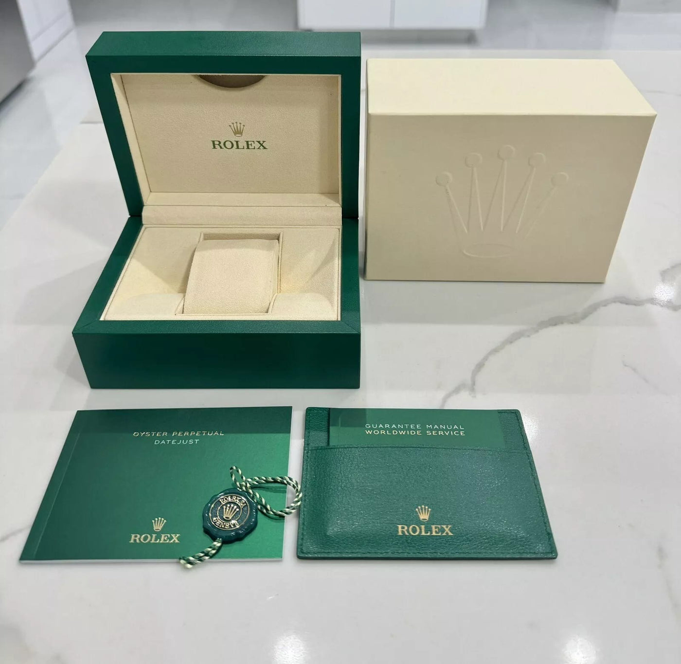 Rolex Oyster Perpetual Datejust  (Blue Dial with Diamond Hours)