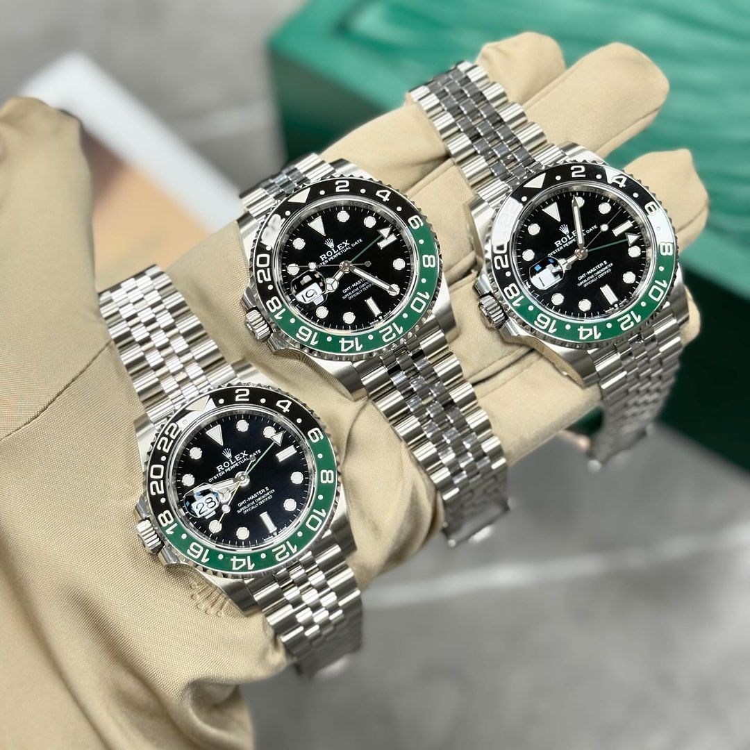 Rolex GMT Master 2 - Sprite Green and Black Bezel  (Super Clone)