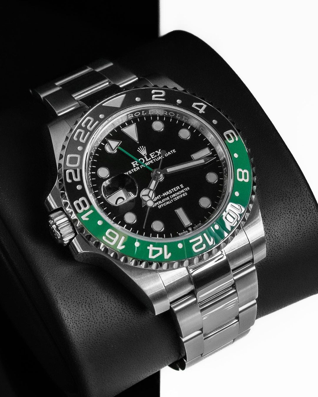 Rolex GMT Master 2 - Sprite Green and Black Bezel  (Super Clone)
