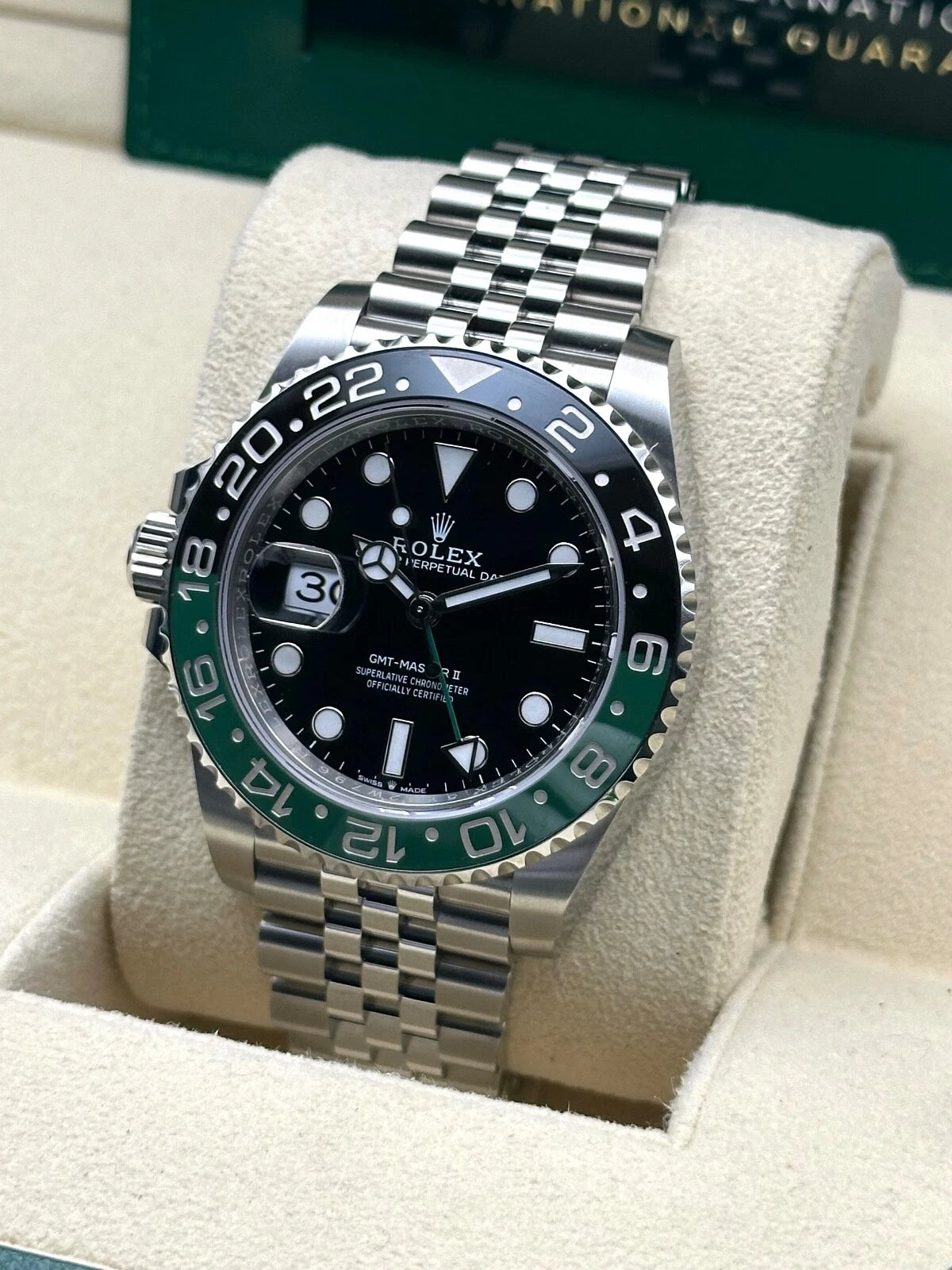 Rolex GMT Master 2 - Sprite Green and Black Bezel  (Super Clone)