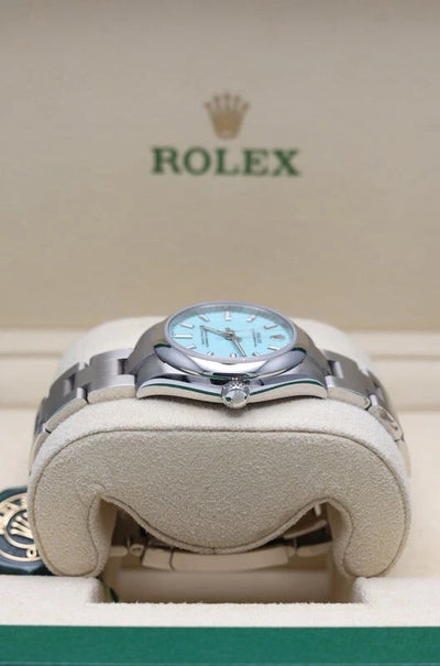 Rolex Oyster Perpetual (Turquoise Blue Dial) - "Tiffany Blue"